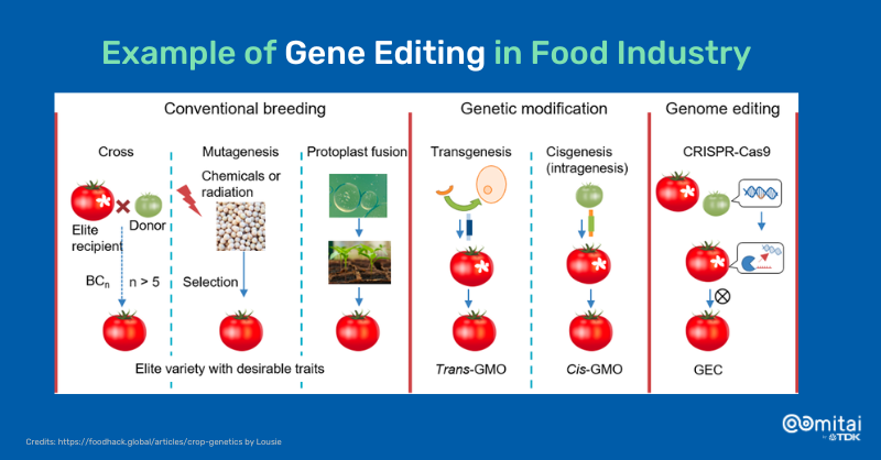 Example of gene editing technology